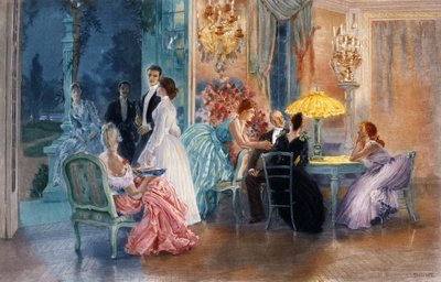 Le Soir au Chateau by Henri Lucien Doucet